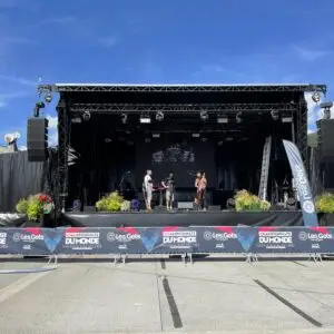 Scène mobile Europodium Alphacar 515 XXL - 60 m²